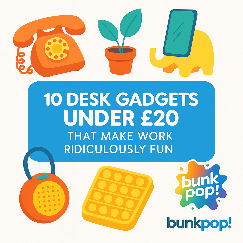 10 Desk Gadgets Under £20 That Make Work Ridiculously Fun